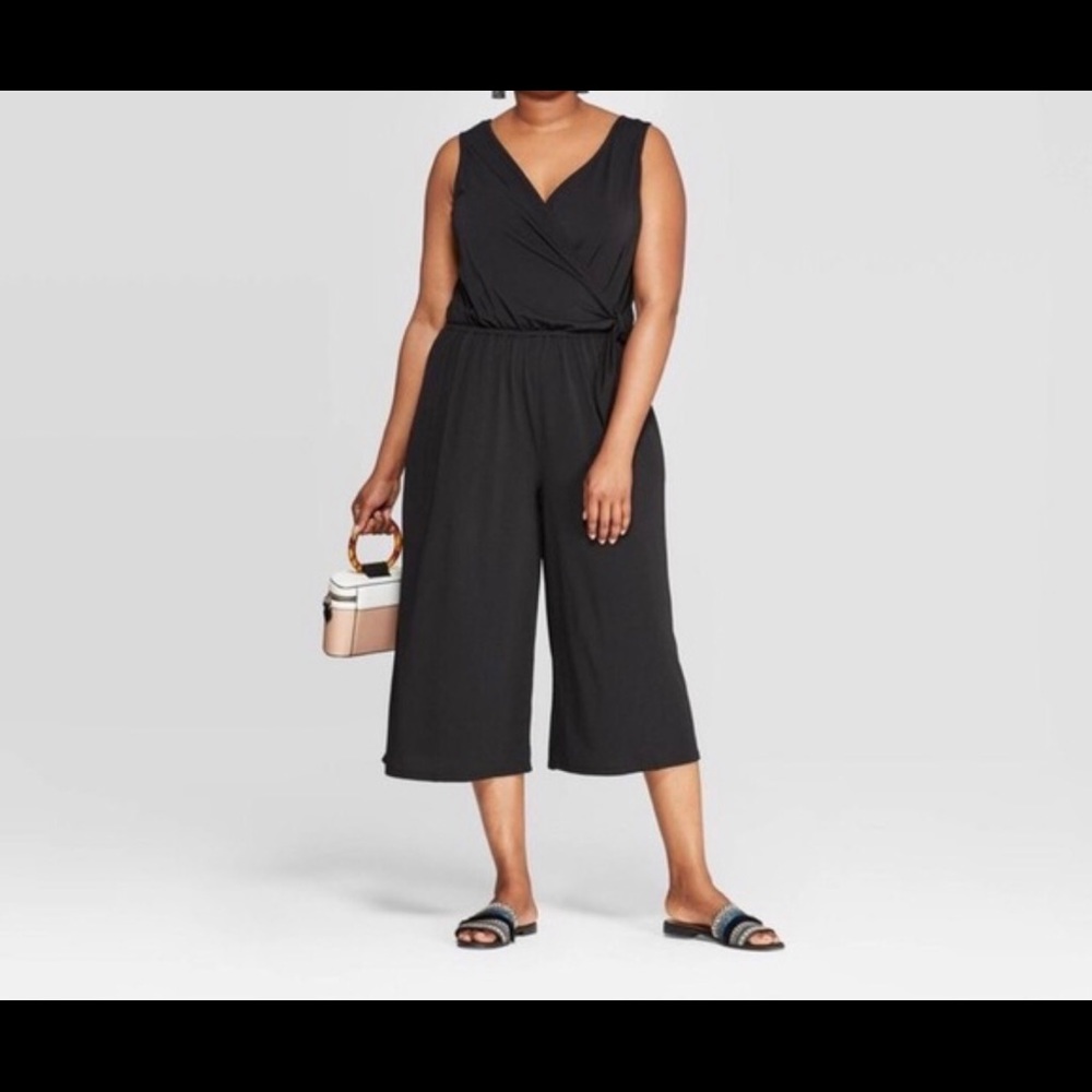 AVA & VIV BLACK JUMPSUIT SIZE 3X